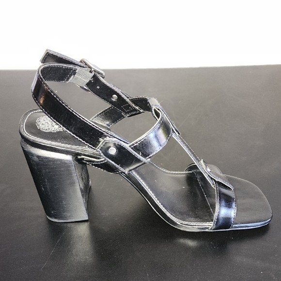 Vince Camuto Black Block Heel Sandals - Picture 2 of 13